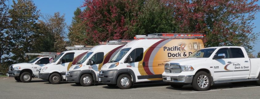 Pacific Dock & Door Service Maintenance Trucks Available 24/7
